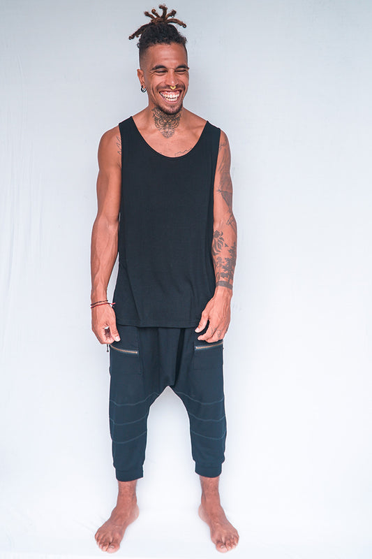Bamboo Dance Shorts - Deep Black
