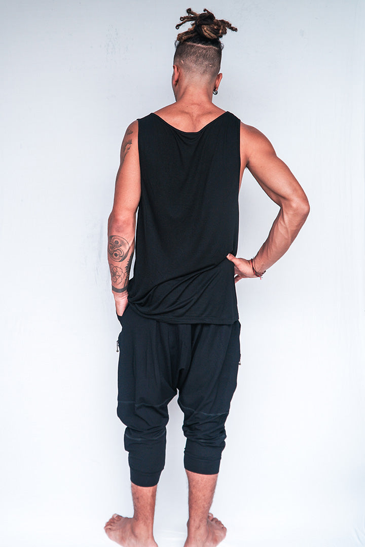 Bamboo Dance Shorts - Deep Black