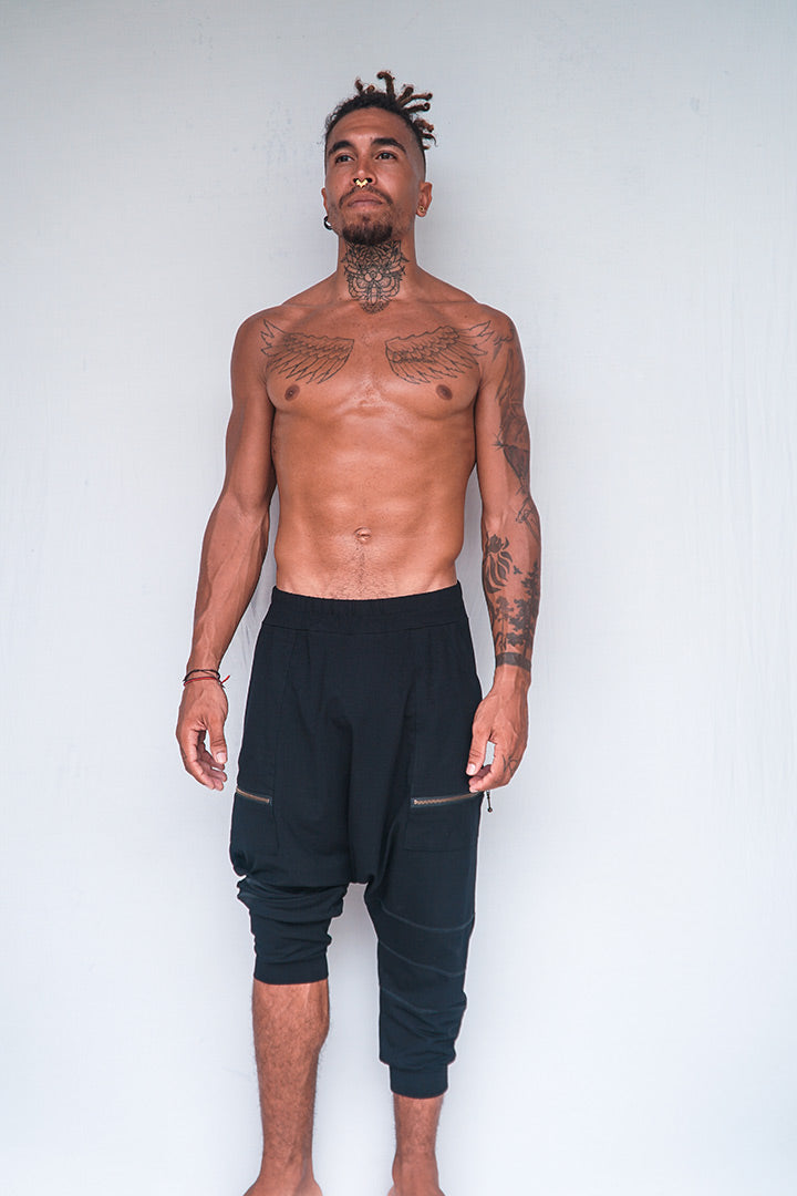 Bamboo Dance Shorts - Deep Black