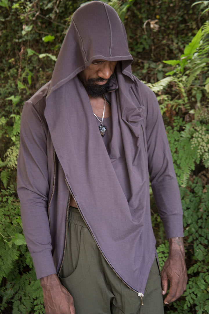 Bamboo Jacket - Charcoal Chameleon