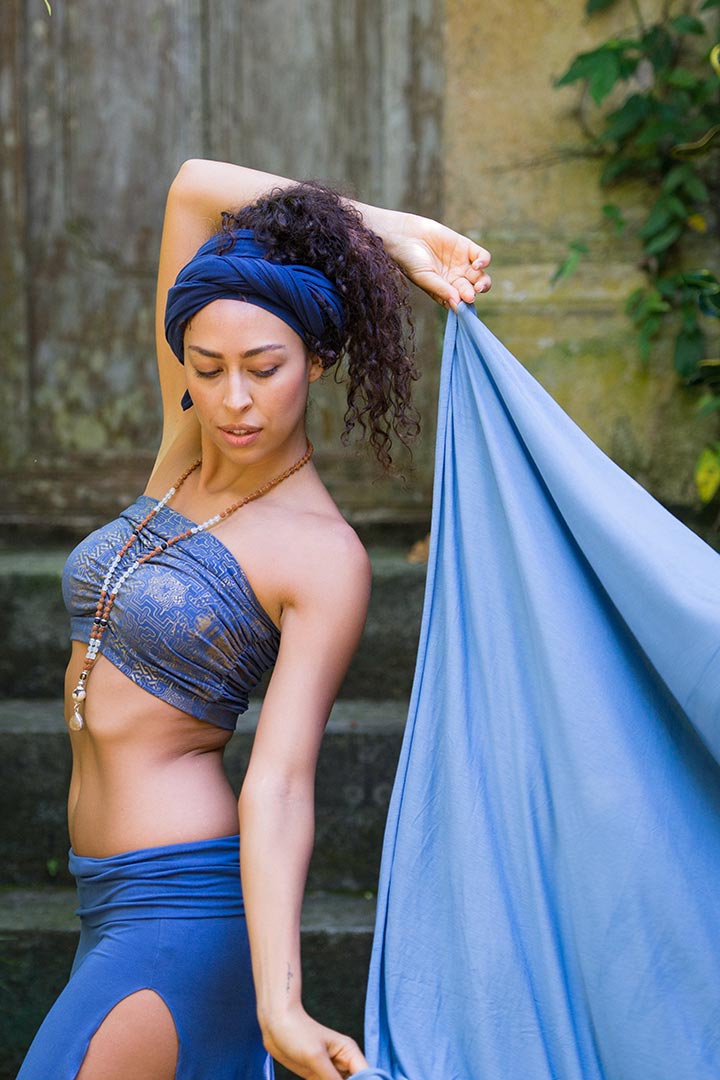 Boho Bandeau - Indigo
