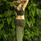 Boho Muse Long Dress w/ Slits - Forest Green