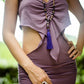 Boho Muse Long Dress w/ Slits - Fragrant Lilac