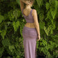 Boho Muse Long Dress w/ Slits - Fragrant Lilac
