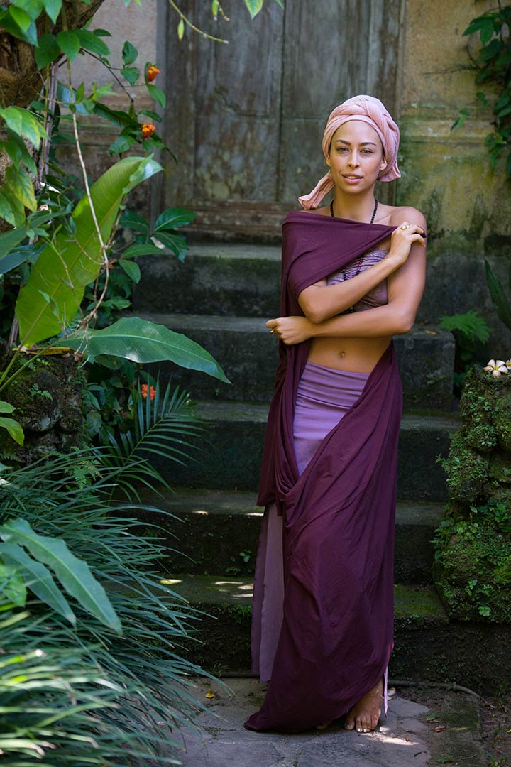 Long Inhale Skirt - Fragrant Lilac