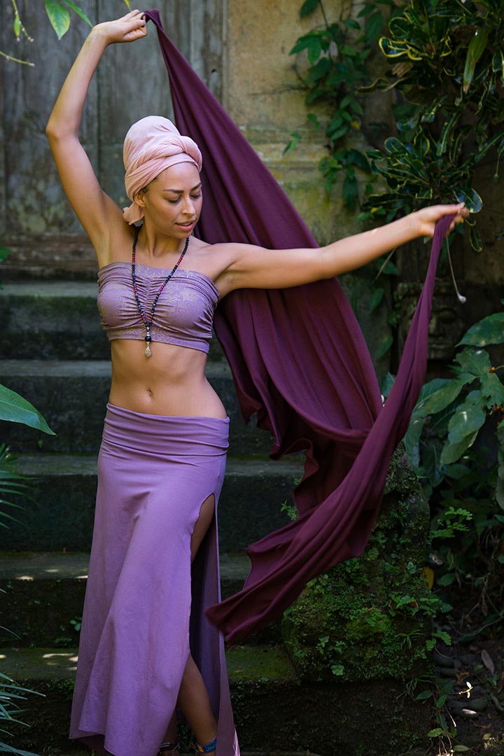 Long Inhale Skirt - Fragrant Lilac