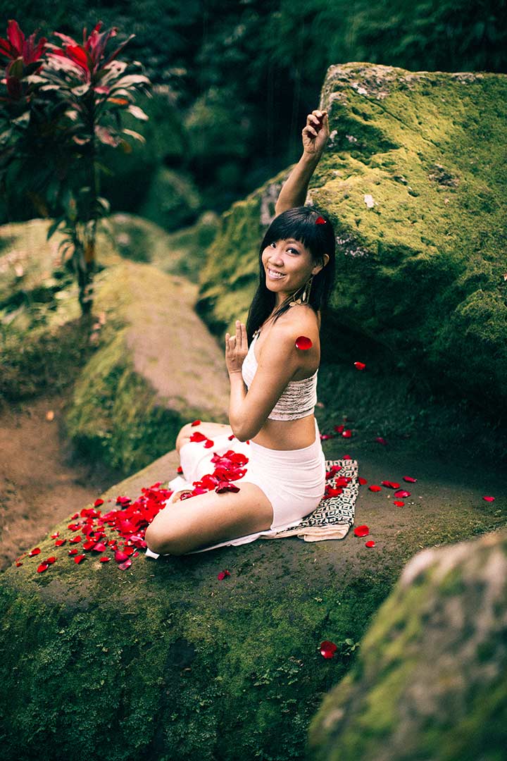 Long Inhale Skirt - Orchid White