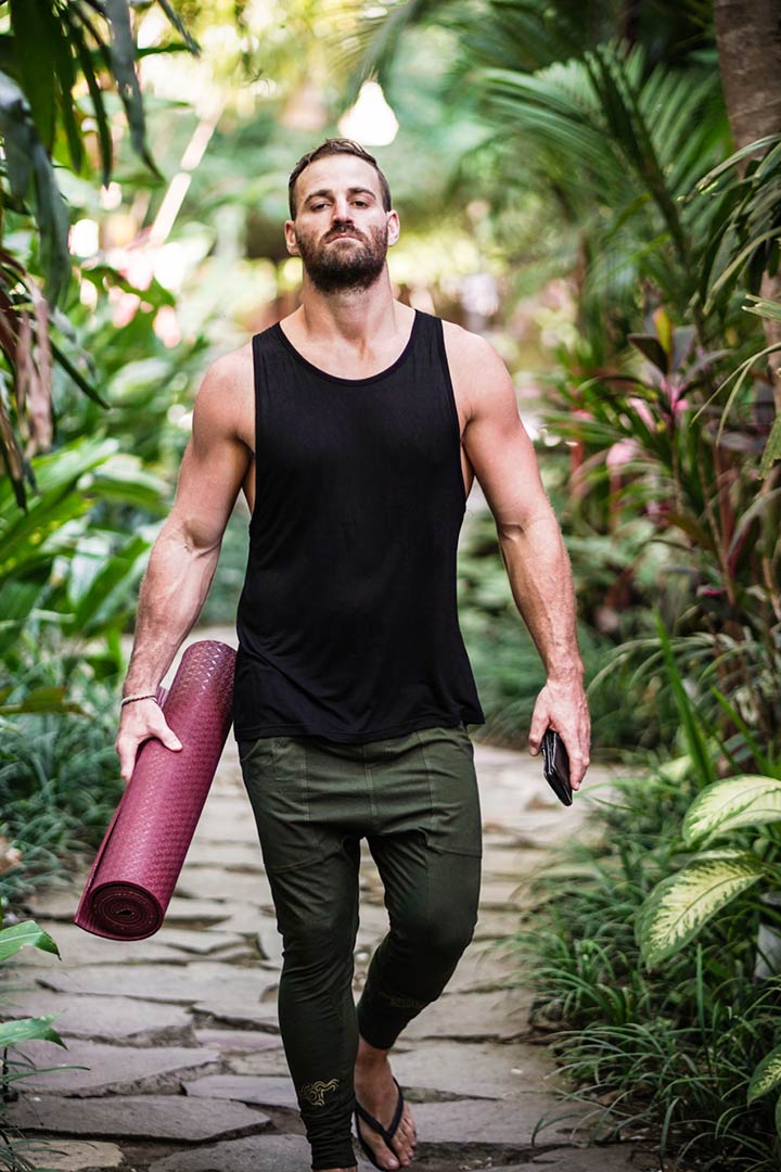 Men's 100% Bamboo Tank - Deep Black
