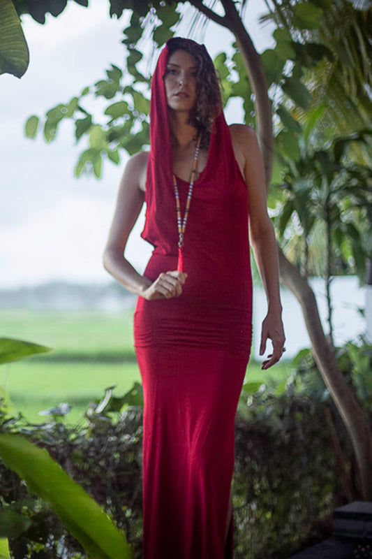 Priestess Ritual Dress - Rubi Red