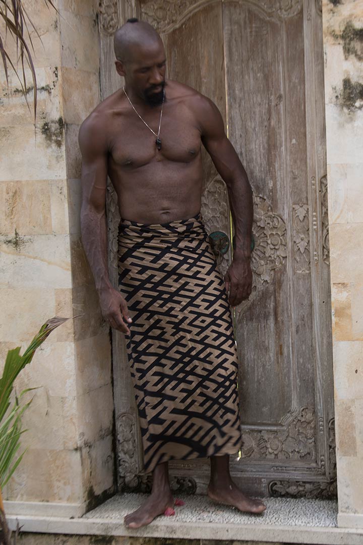 Transformer Sarong/Scarf - Black Gold