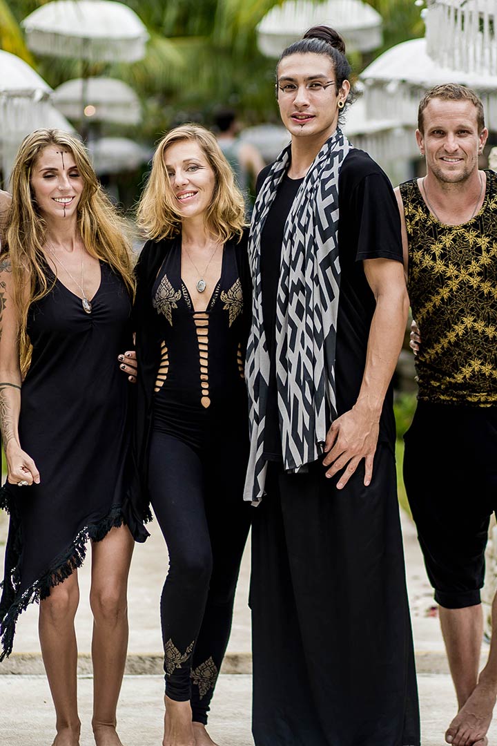 Transformer Sarong/Scarf - Black Grey