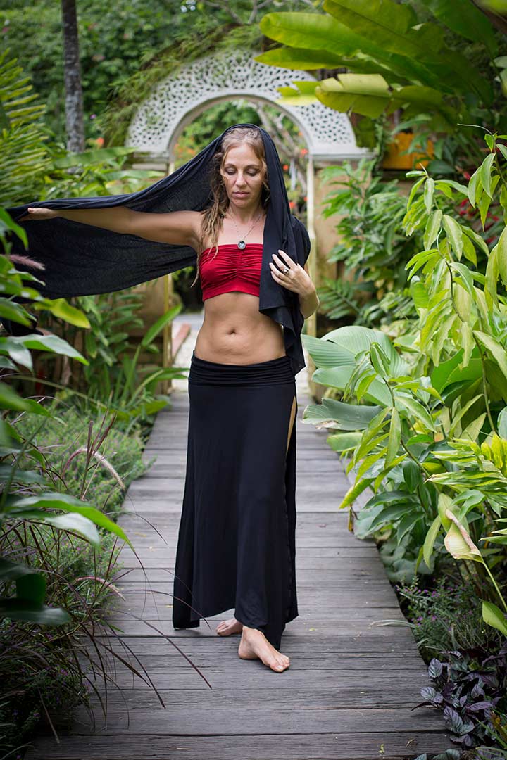 Transformer Sarong/Scarf - Deep Black