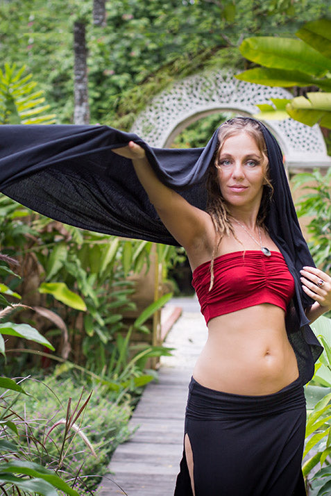 Transformer Sarong/Scarf - Deep Black