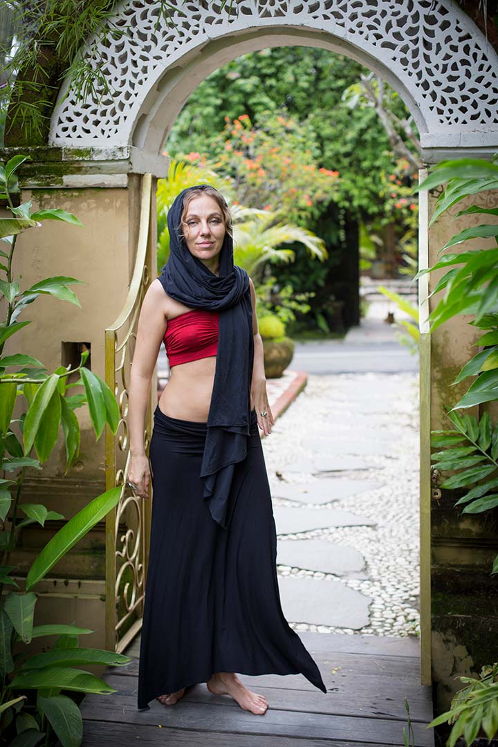 Transformer Sarong/Scarf - Deep Black