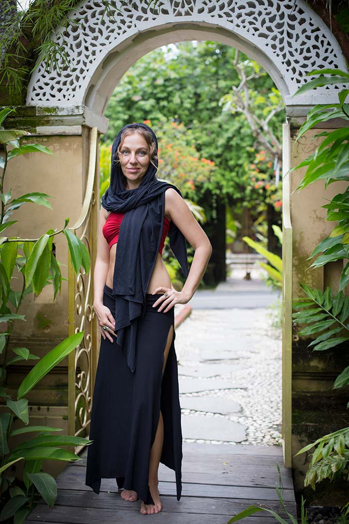 Transformer Sarong/Scarf - Deep Black