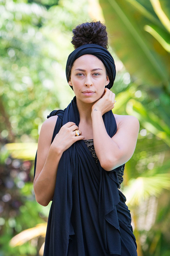 Transformer Sarong/Scarf - Deep Black