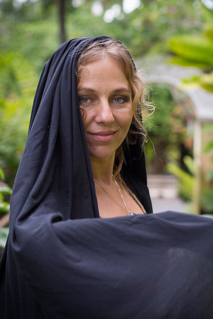 Transformer Sarong/Scarf - Deep Black